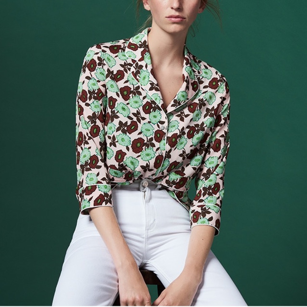 NWT! Sandro pyjama-style shirt